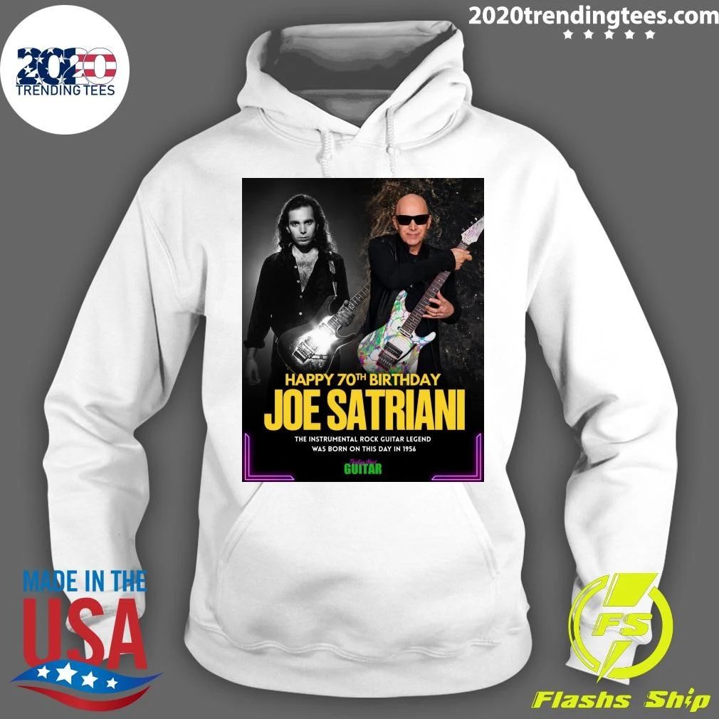 Happy 70th Birthday Joe Satriani The Instrumental Rock Guitar Legend Was Born On This Day In 1956 Guitar Shirt