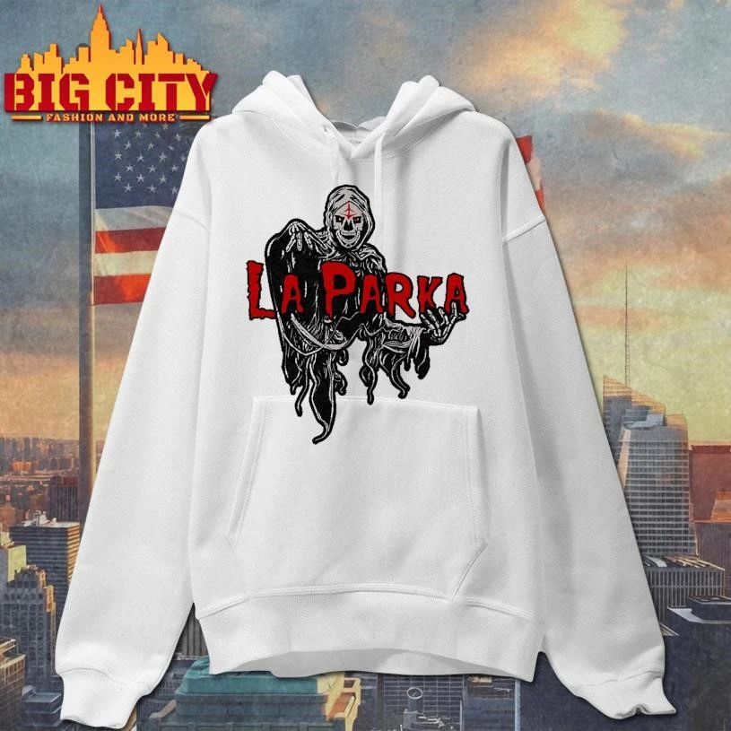 La Parka Skeleton Grim Reaper Wrestling Vintage Graphic Horror Shirt