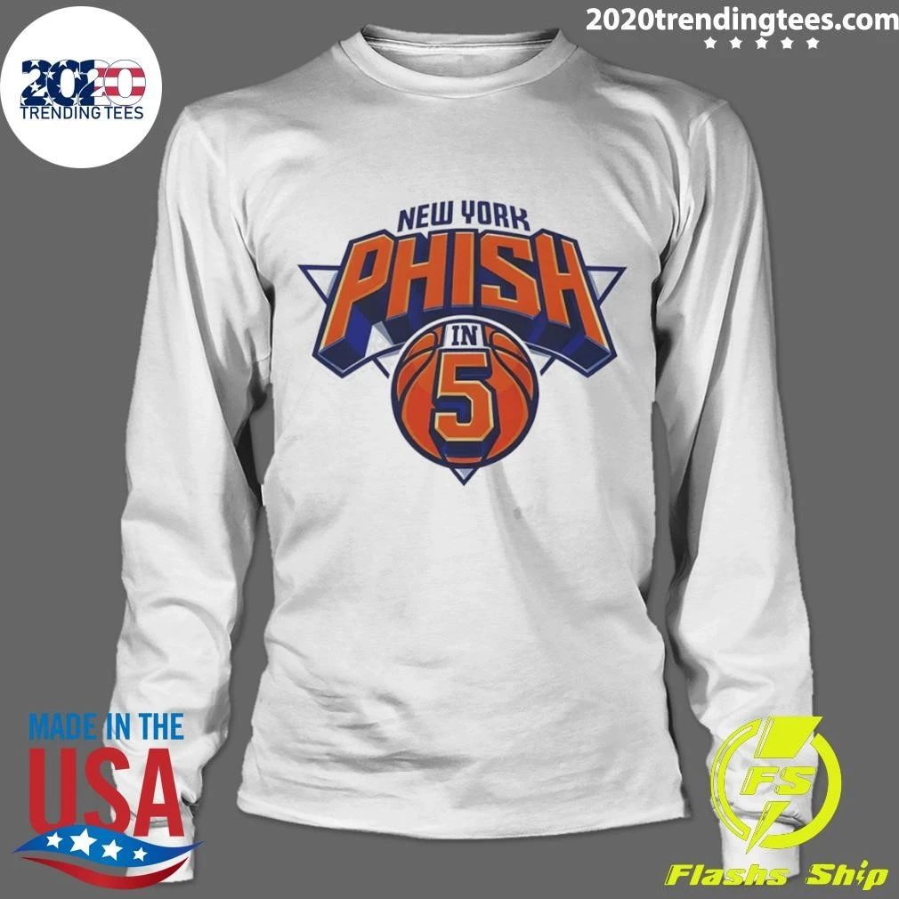 New York Phish In 5 Basketball Sports Logo Shirt