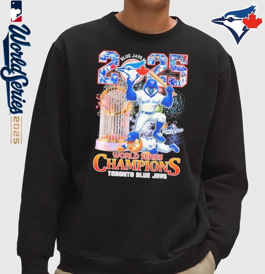 2025 World Series Champions Toronto Blue Jays Mascot T-Shirt