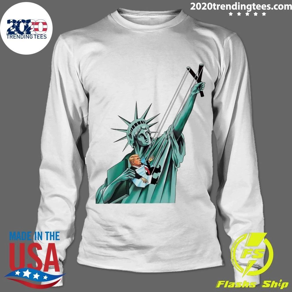Statue Of Liberty Anti Trump Political Comedy Shirt