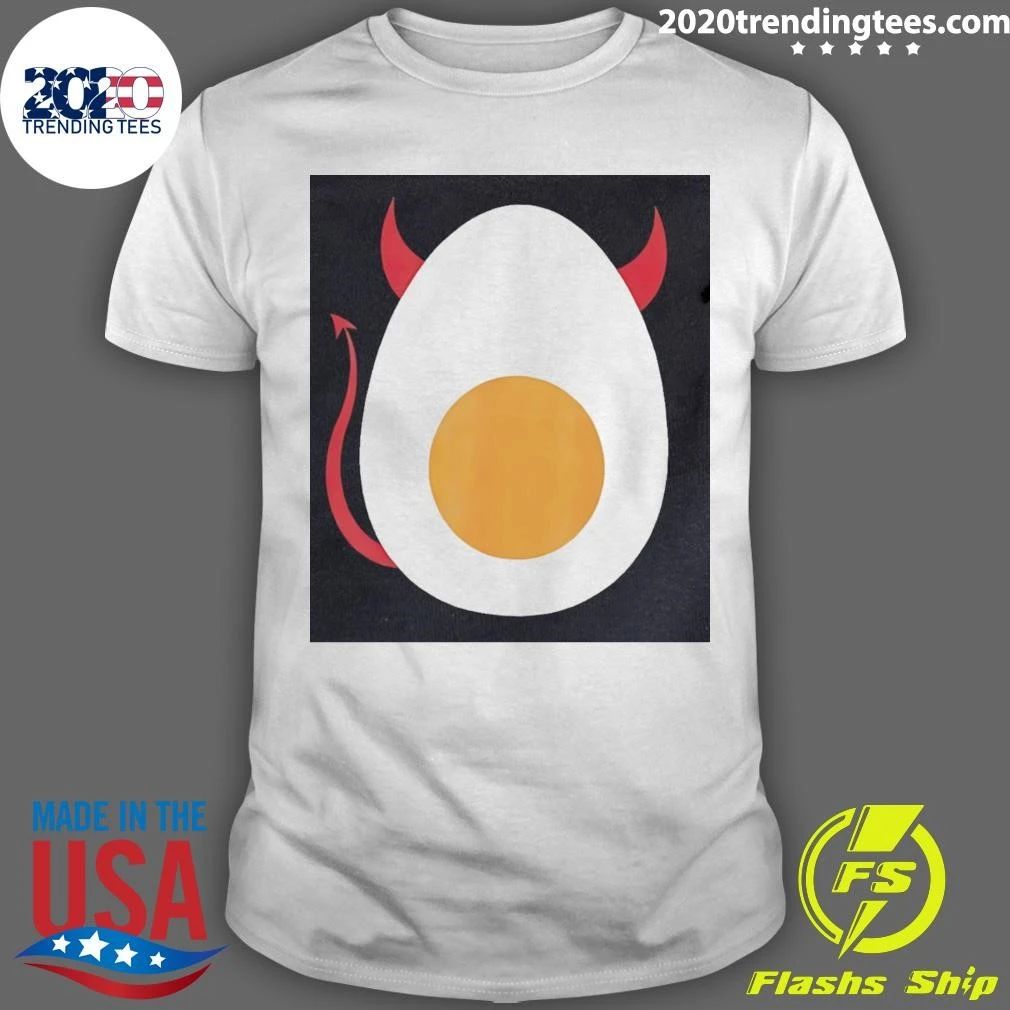 Delived Egg Hallowen Boiled Egg Shirt