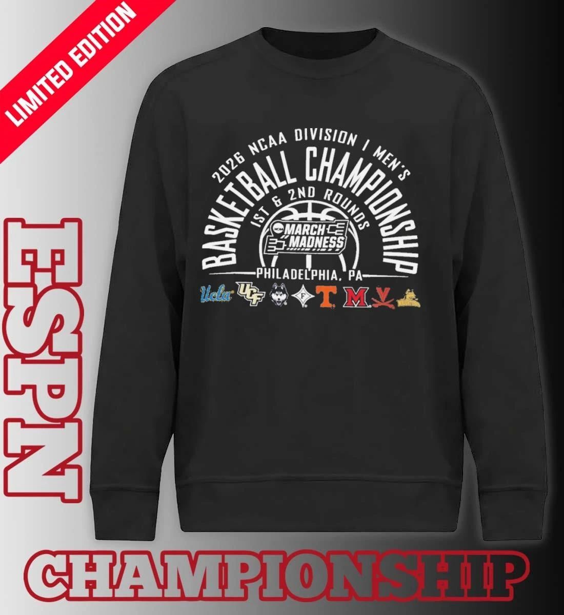 Philadelphia Regional 2026 NCAA DI Men’s Basketball Championship T-Shirt