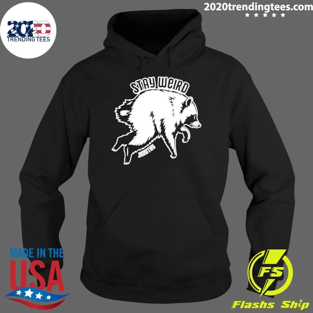 Jimothy Stay Weird Seattle Raccoon Shirt