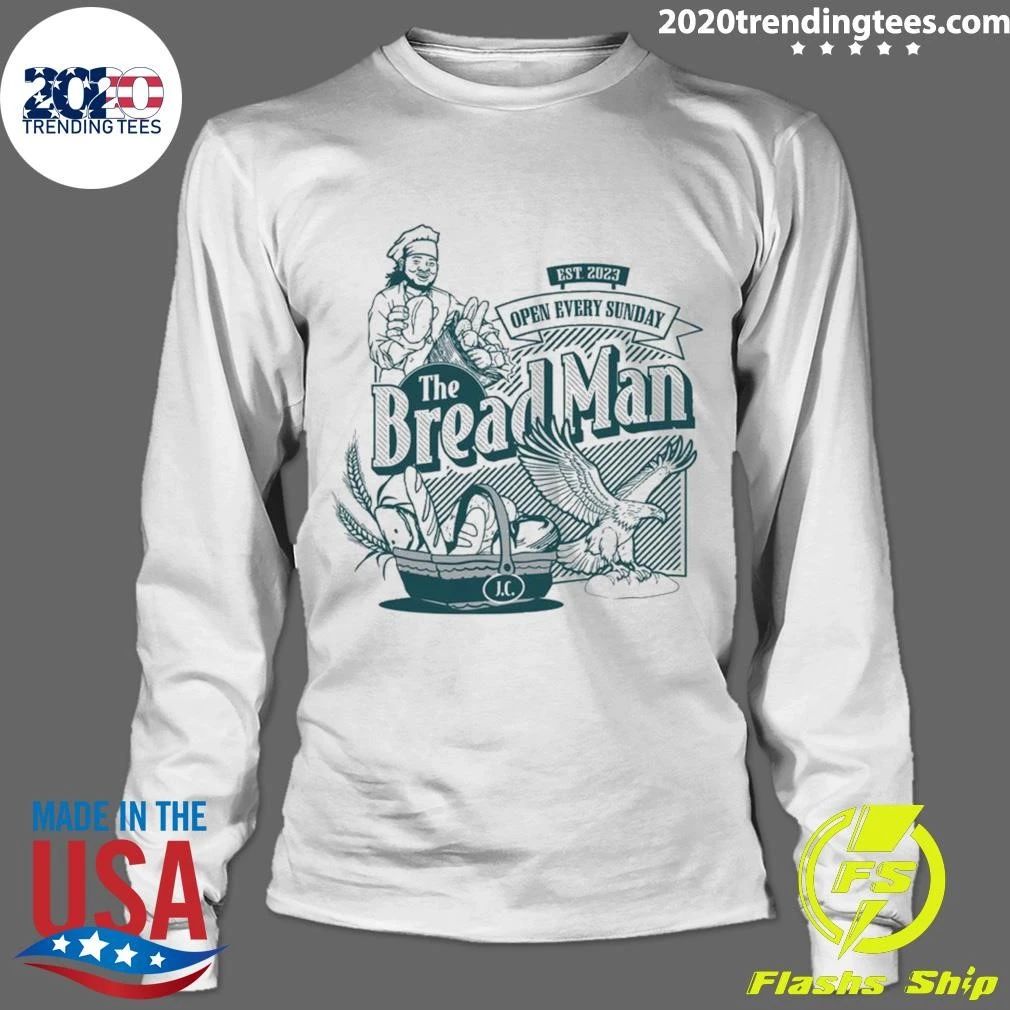 The Bread Man Open Every Sunday EST 2023 Vintage Shirt