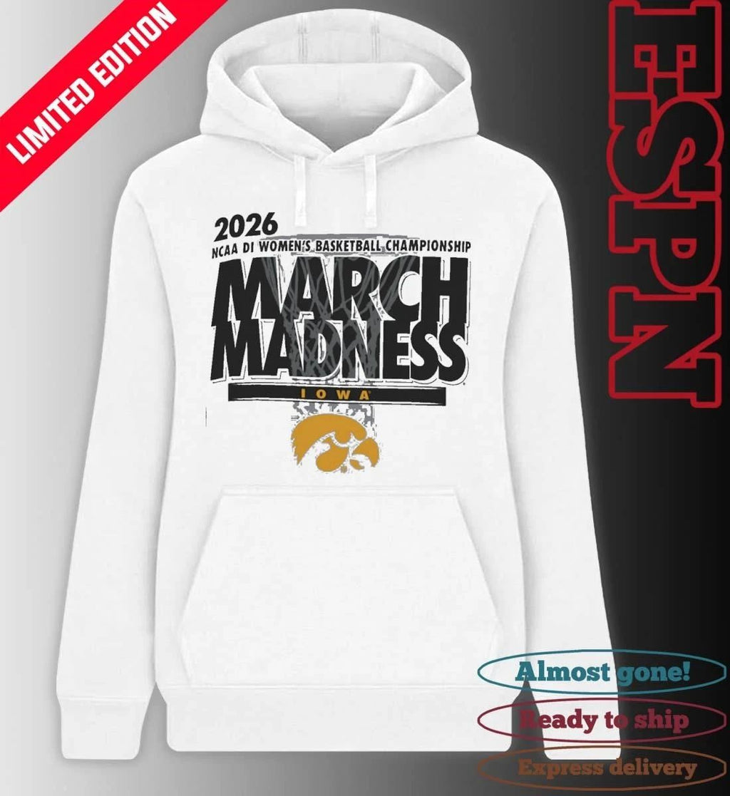 Iowa Women’s Basketball Single Team 2026 NCAA March Madness Shirt