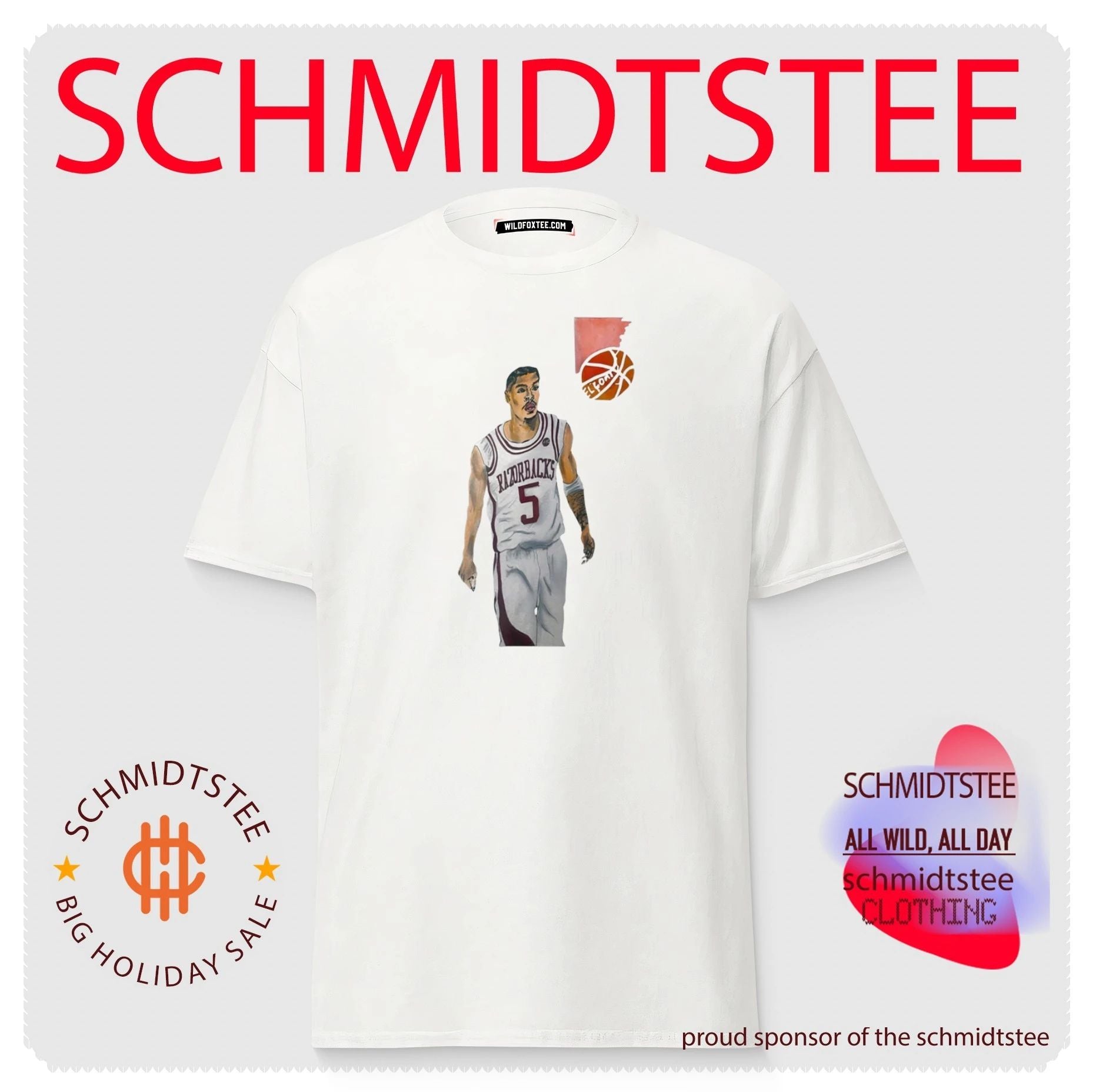 D To The A Arkansas Razorbacks Basketball Player shirt
