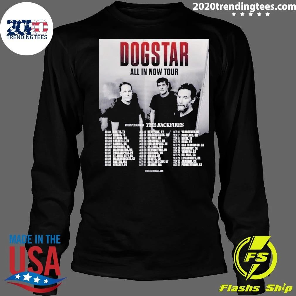 Dogster All In Now Tour With Special Guest The Backfires Shirt