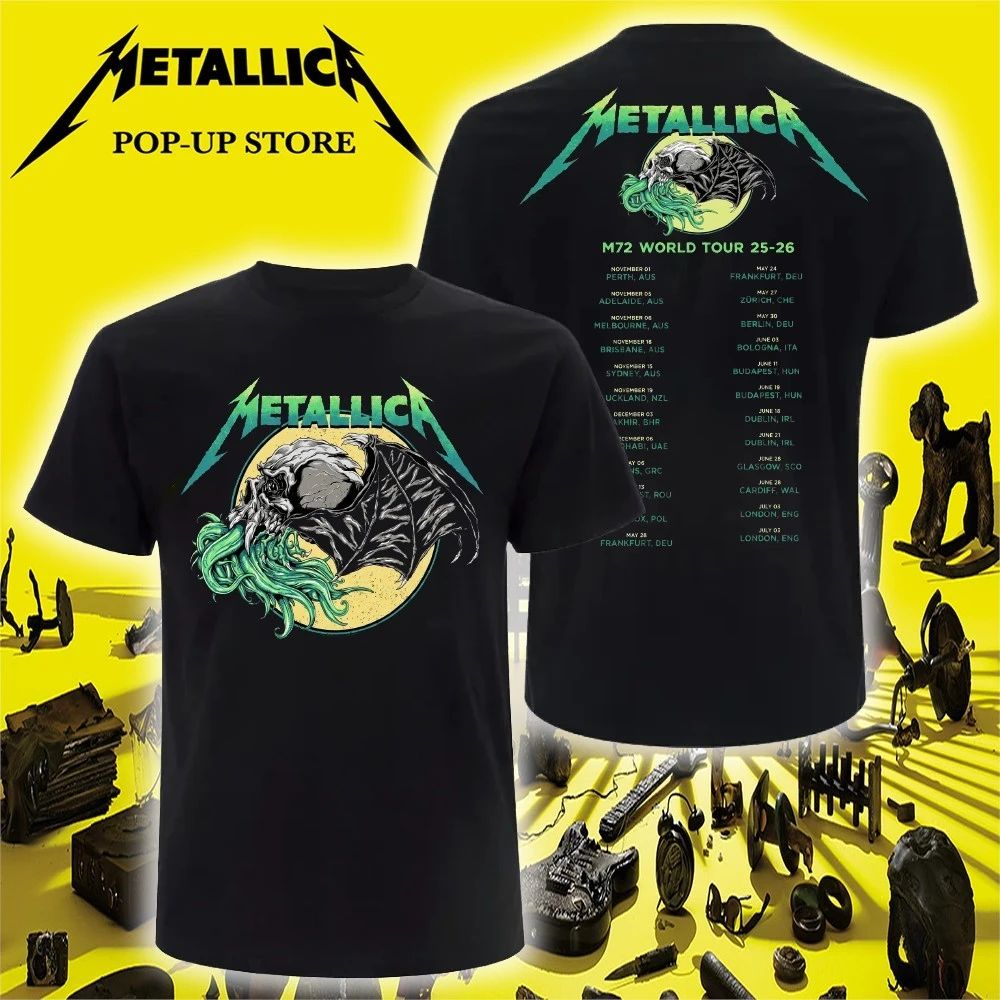 Metallica Pop-Up Store M72 World Tour 2025-2026 Ktulu T-Shirt