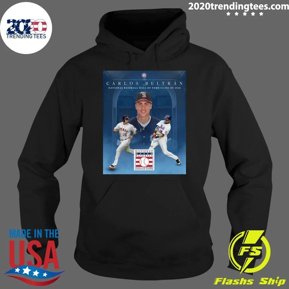 Carlos Beltran National Baseball Hall Of Fame Class Of 2026 Shirt