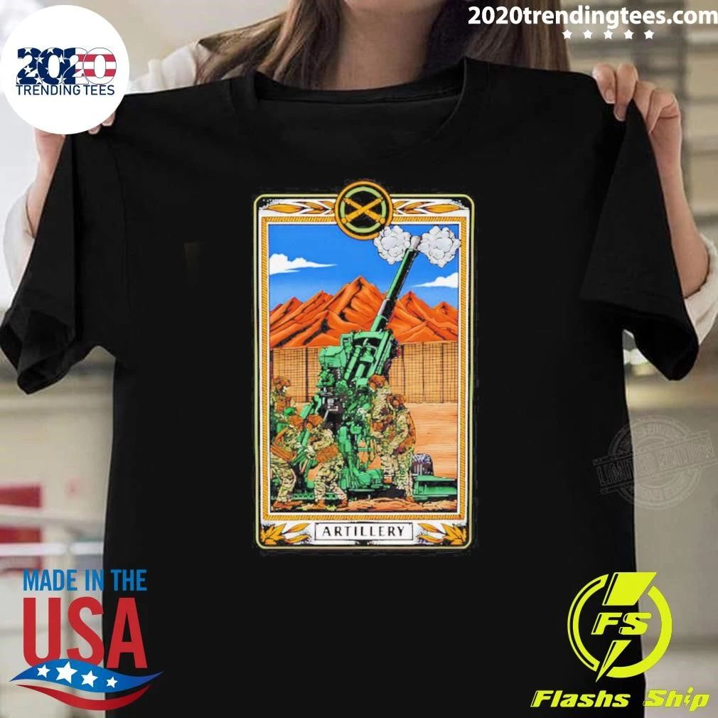 Artillery Cannon Military Soldiers Army Shirt