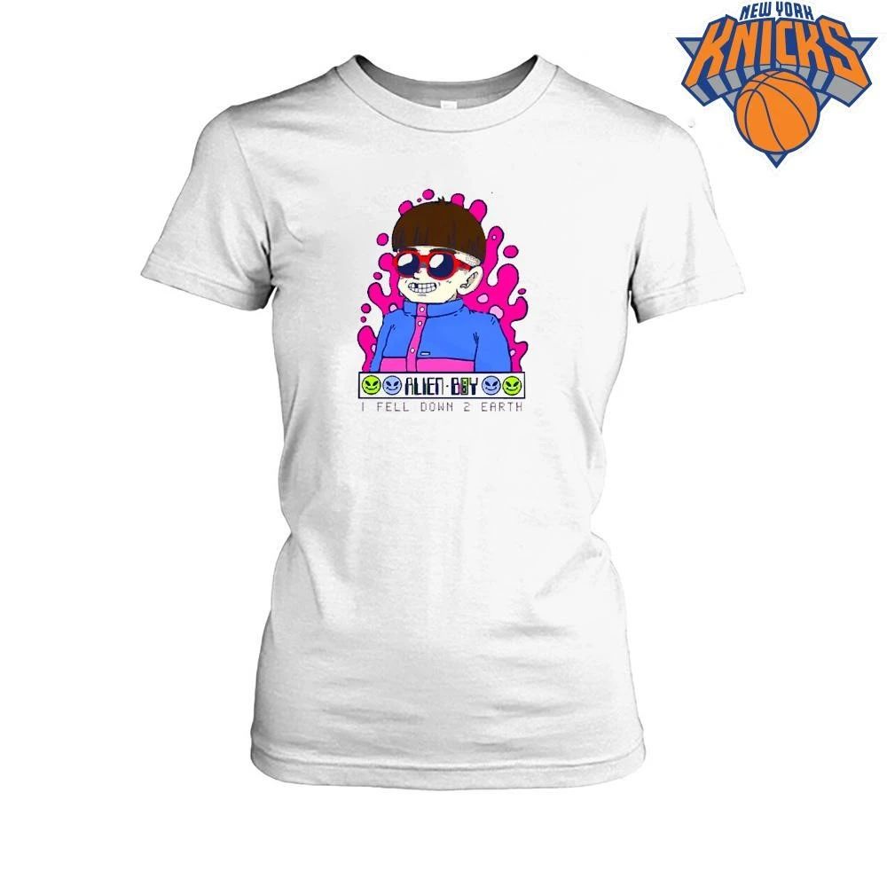 Oliver Tree Alien Boy I Fell Down 2 Earth Cartoon shirt