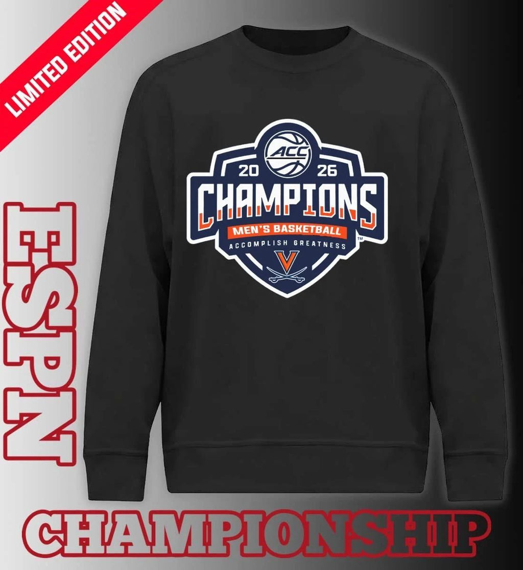 Virginia Cavaliers ACC Men’s Basketball Tournament Champions 2026 Official Logo T-Shirt