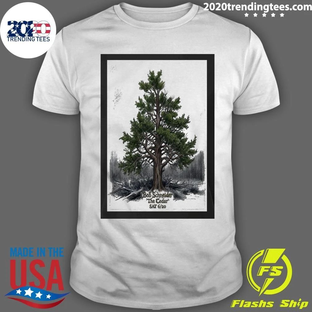 Bob Schneider The Cedar June 20, 2026 Minneapolis Poster Shirt