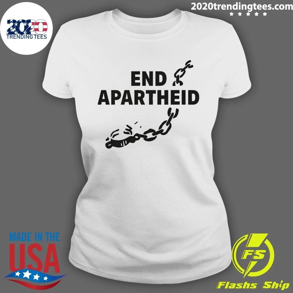 End Apartheid No Place for Hate Justice Statement 2026 shirt