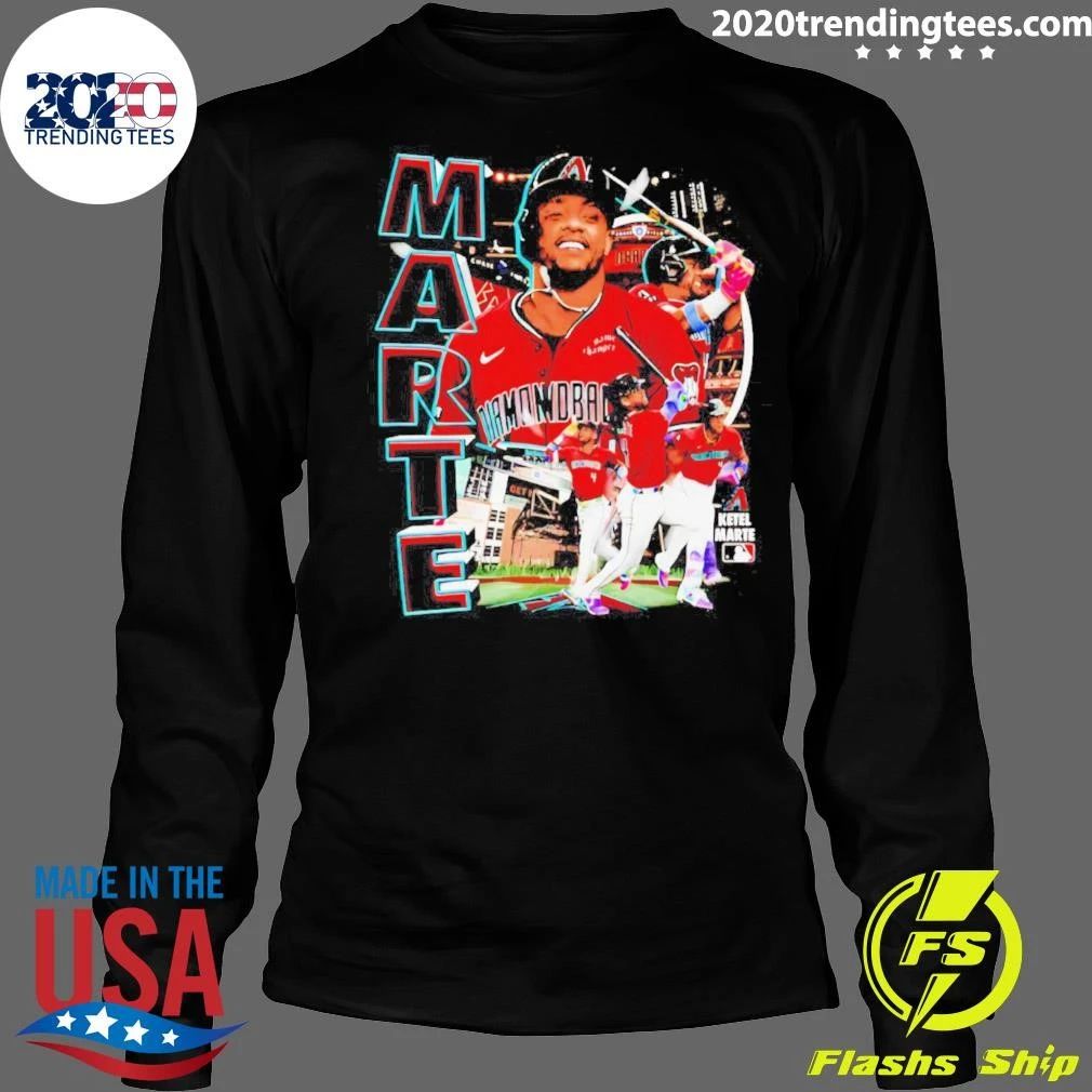 Ketel Marte Arizona Diamondbacks Player Collage Shirt