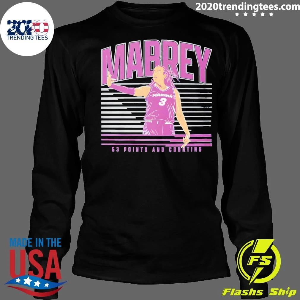 The 53-Point and Counting Marina Mabrey Game Shirt