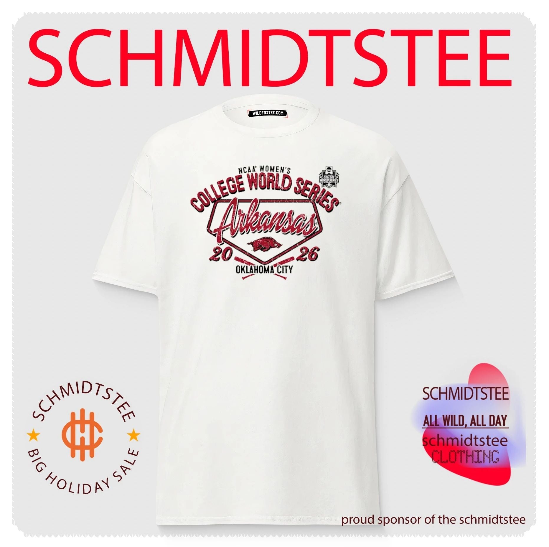 2026 Women’s College World Series Arkansas Razorbacks shirt