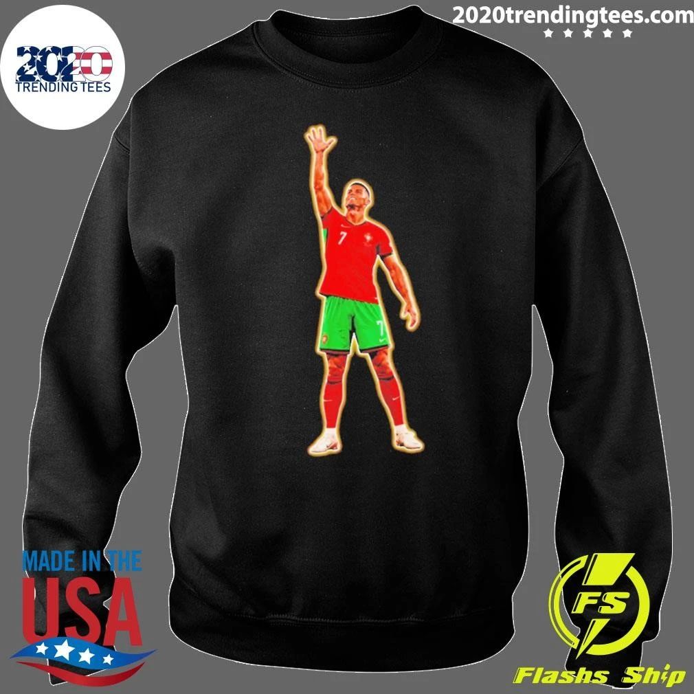 Cristiano Ronaldo 7 Portugal Soccer World Cup 2026 Celebration Shirt