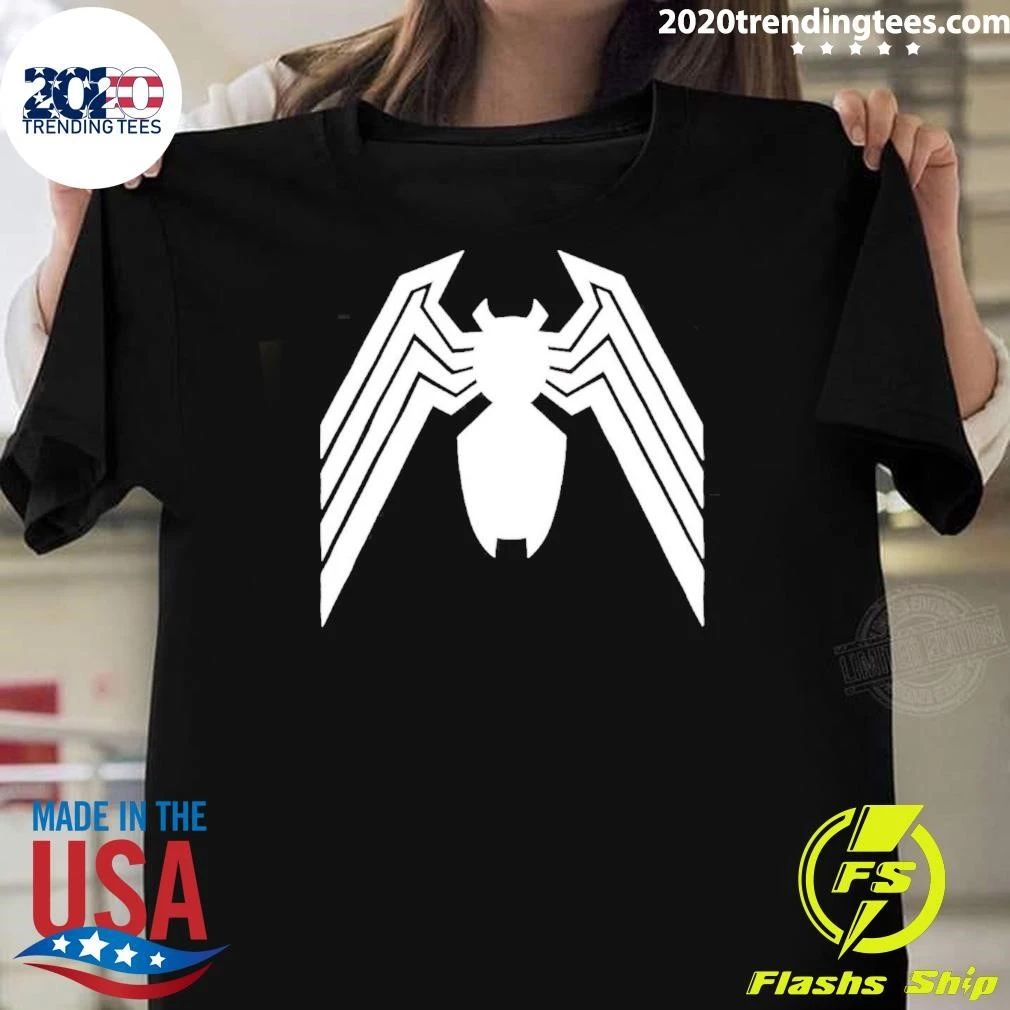 Giant White Spider Graphic Shirt