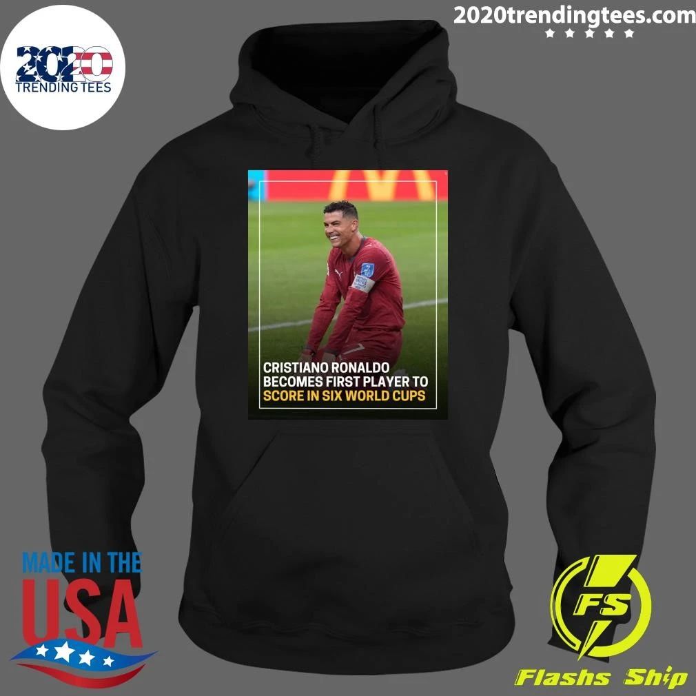 Cristiano Ronaldo Becomes First Player To Score In Six World Cups Shirt