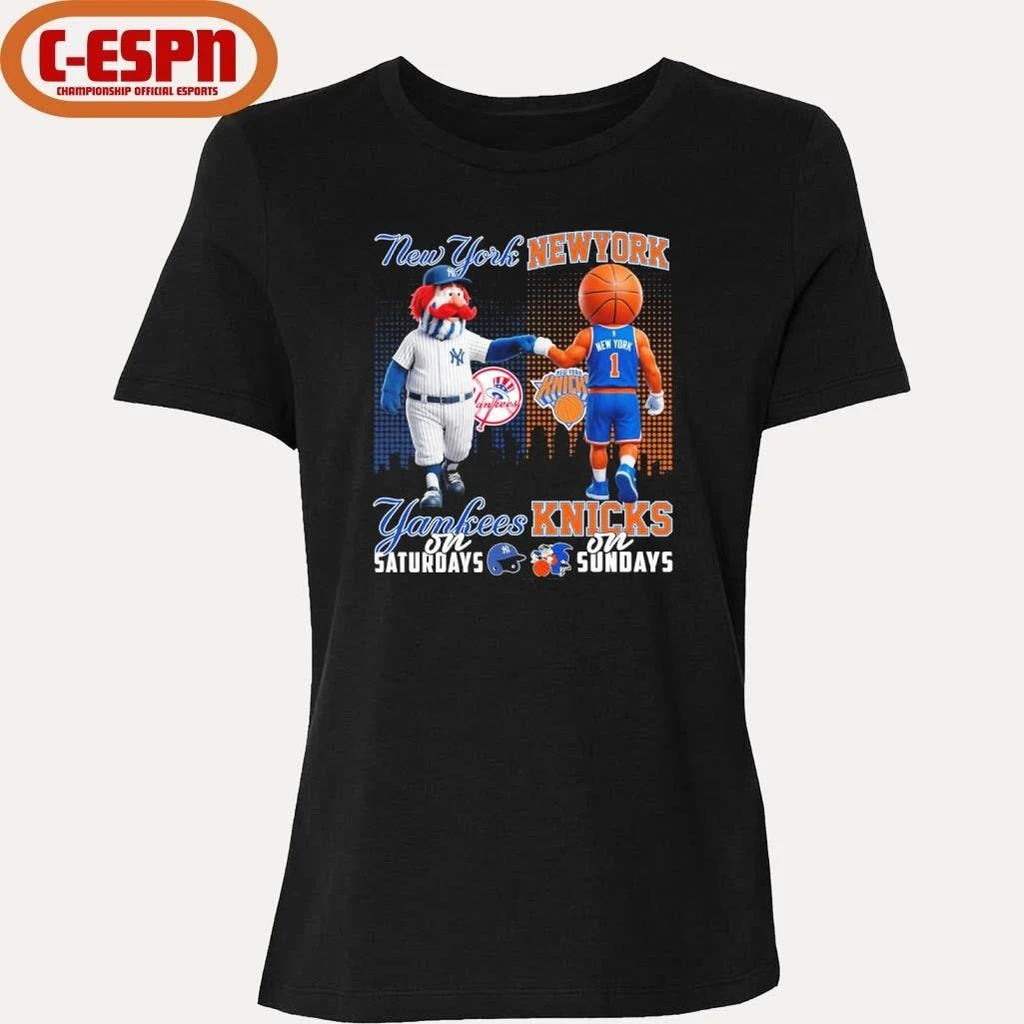 Mascot New York Yankees On Saturdays And New York Mets On Sundays Shirt
