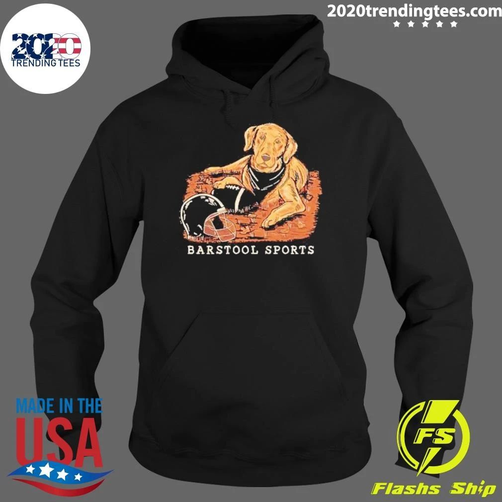Barstool Fall Football Dog Tee Shirt