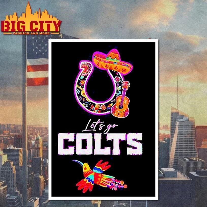 Indianapolis Colts Let’s Go Hispanic Heritage Day Graphic Shirt