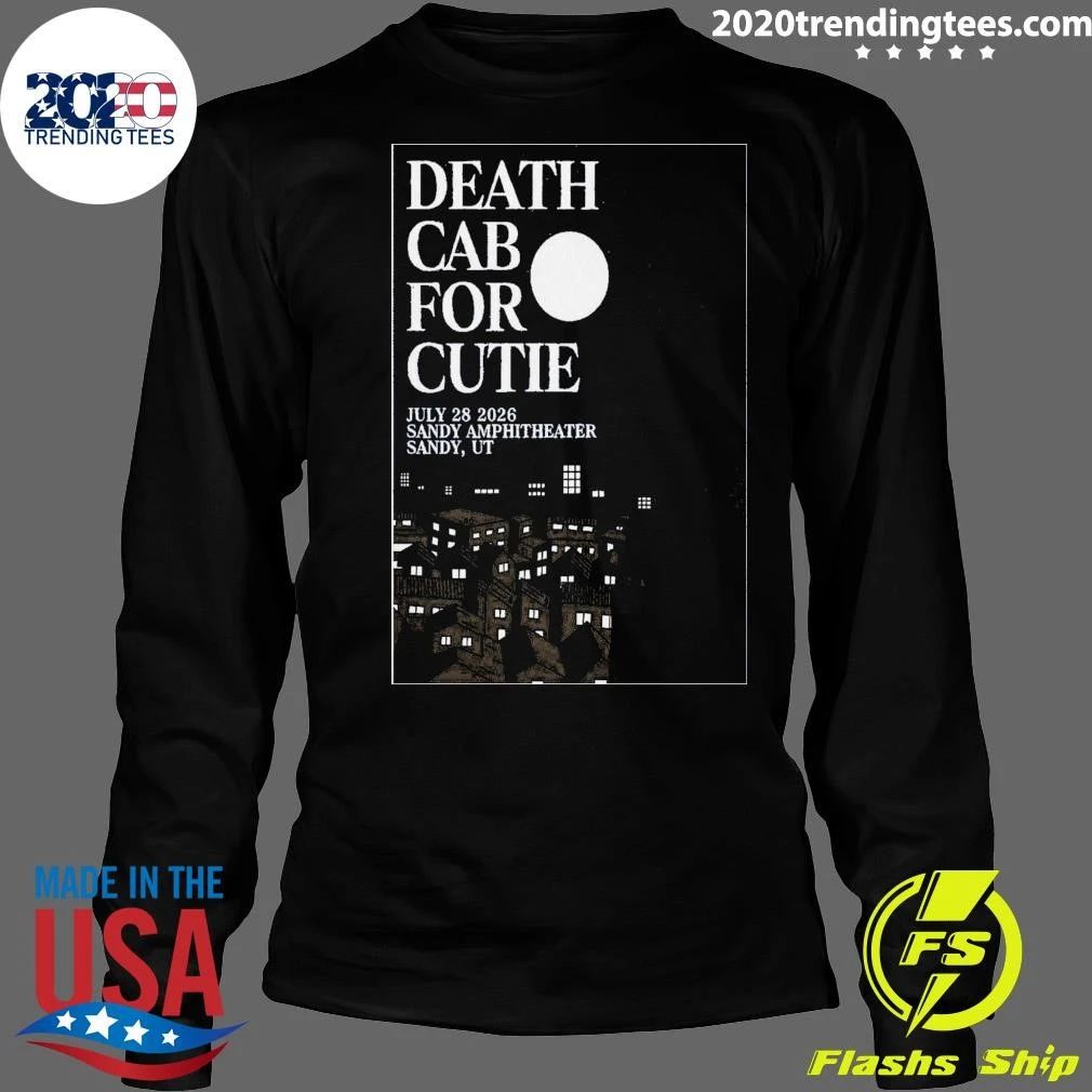 Death Cab for Cutie Concert Sandy, Utah Shirt