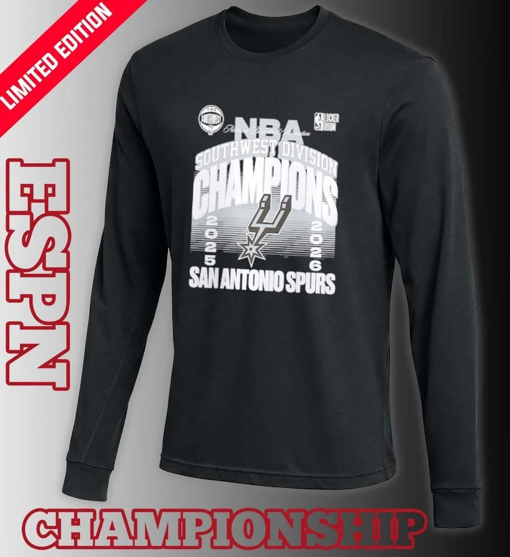 Spurs NBA Southwest Division Champions T-Shirt