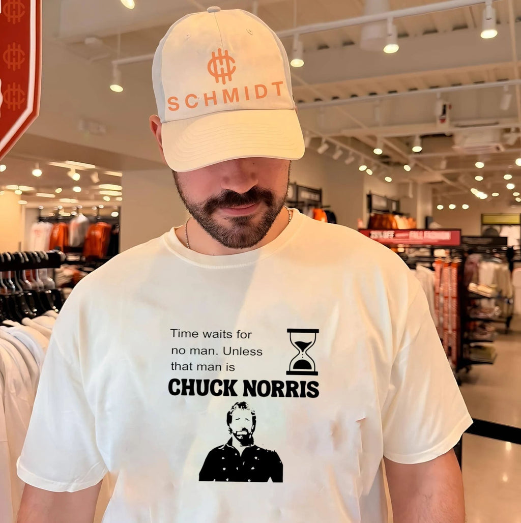 Time Waits for No Man Unless That Man Is Chuck Norris shirt