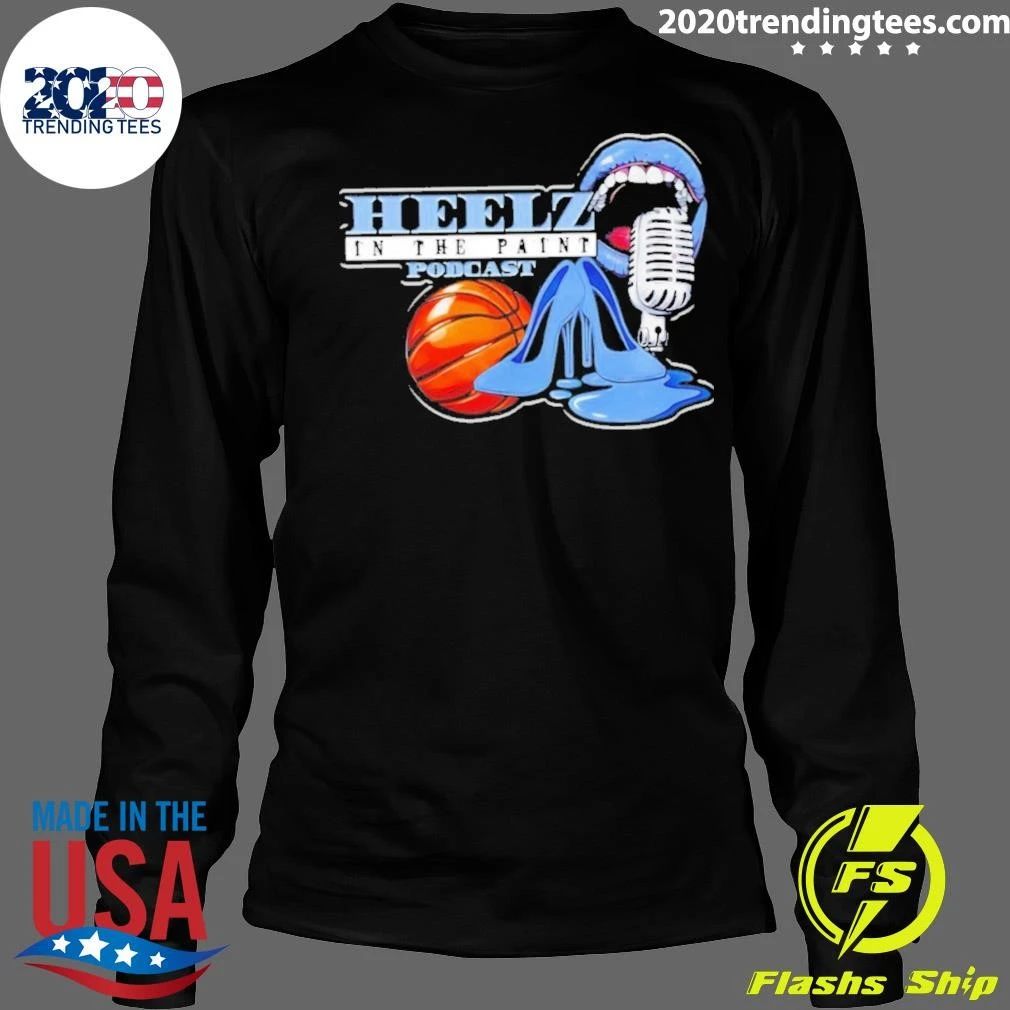 Heelz In The Paint Podcast Basketball Shirt