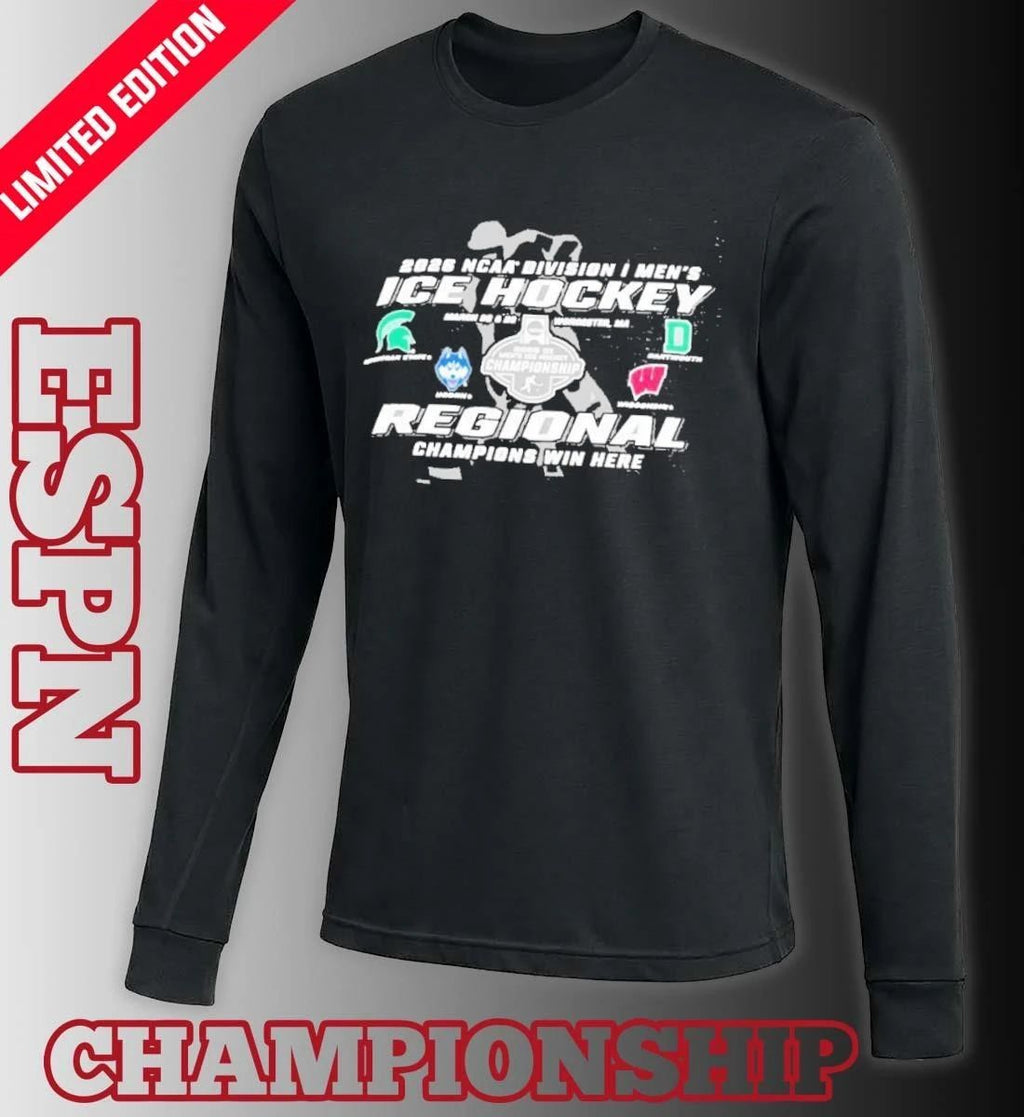 2026 NCAA DI Men’s Ice Hockey Regional Champions Win Here Worcester, MA, March 26 & 28 Shirt