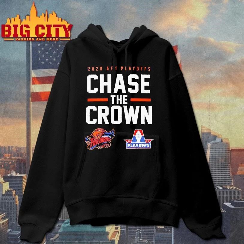 Albany Firebirds 2026 AF1 Playoffs Chase the Crown Graphic T Shirt