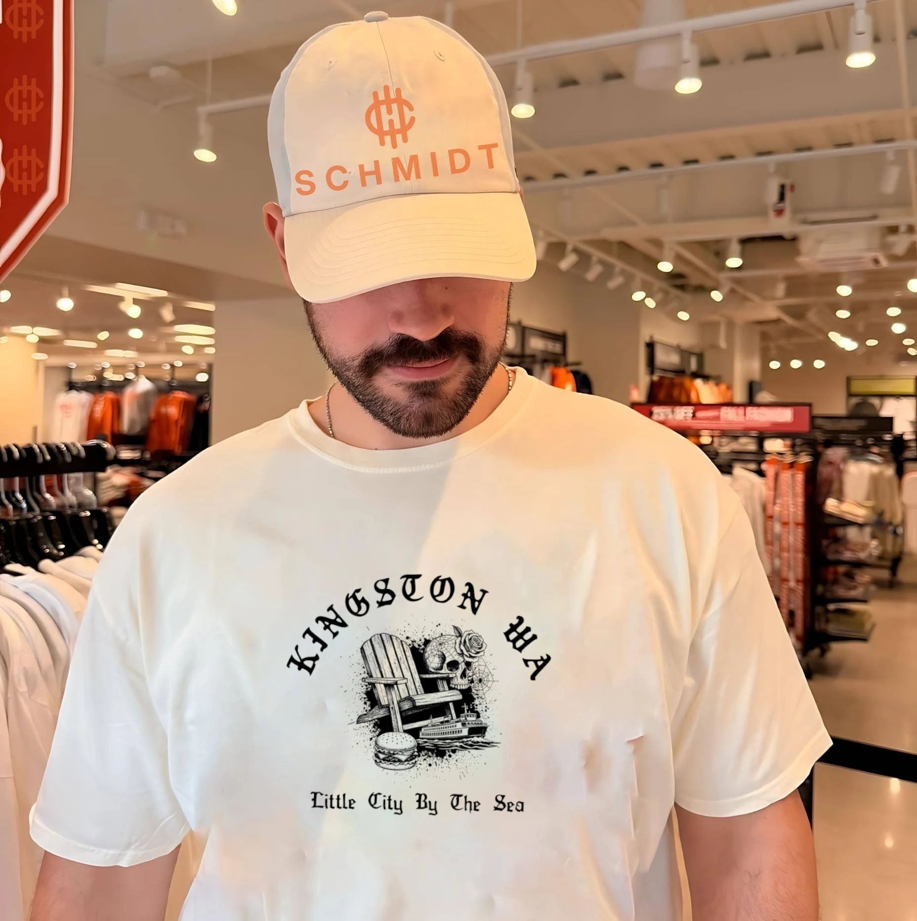 Kingston Wa Little city by the sea doodle shirt