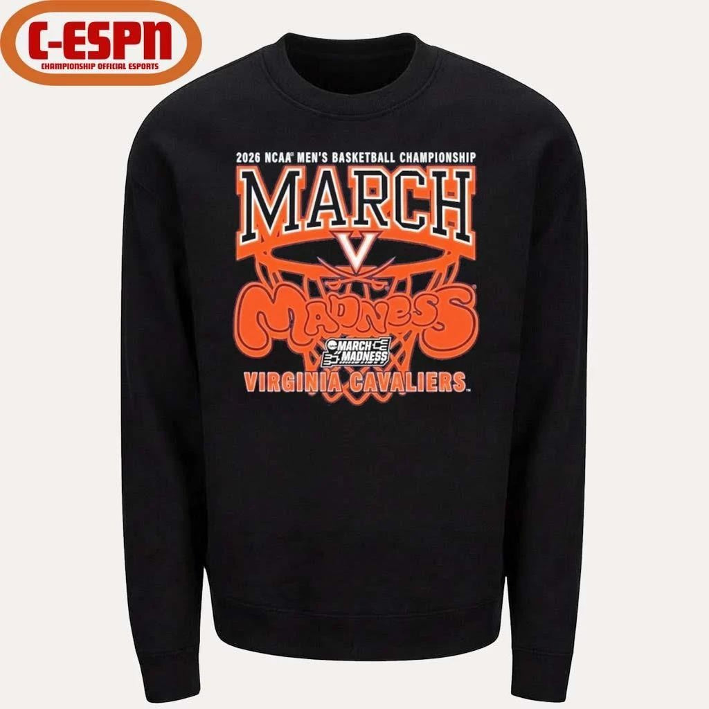 Virginia Cavaliers 2026 NCAA Men’s Basketball Championship March Madness Shirt