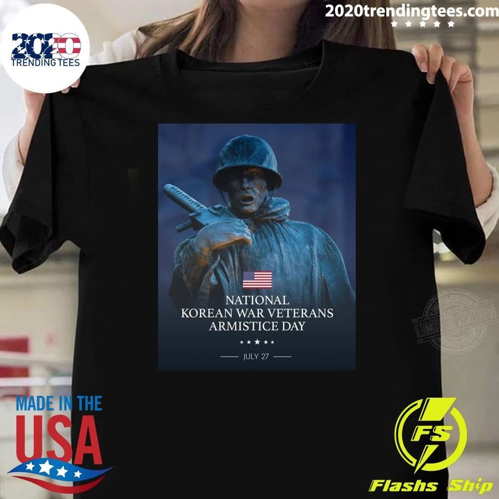 National Korean War Veterans Armistice Day July 27 Shirt
