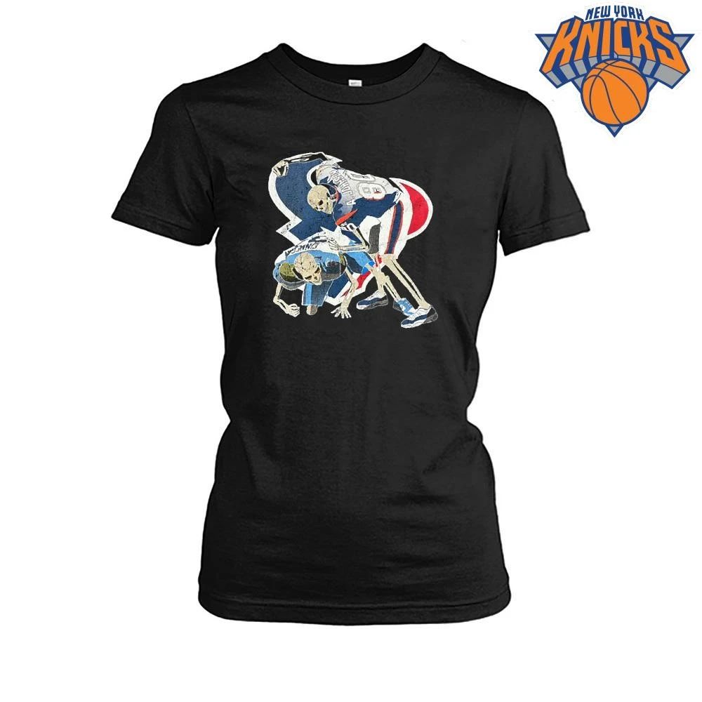 Andre Johnson vs Cortland Finnegan Skeleton Football Fight Vintage Graphic Shirt