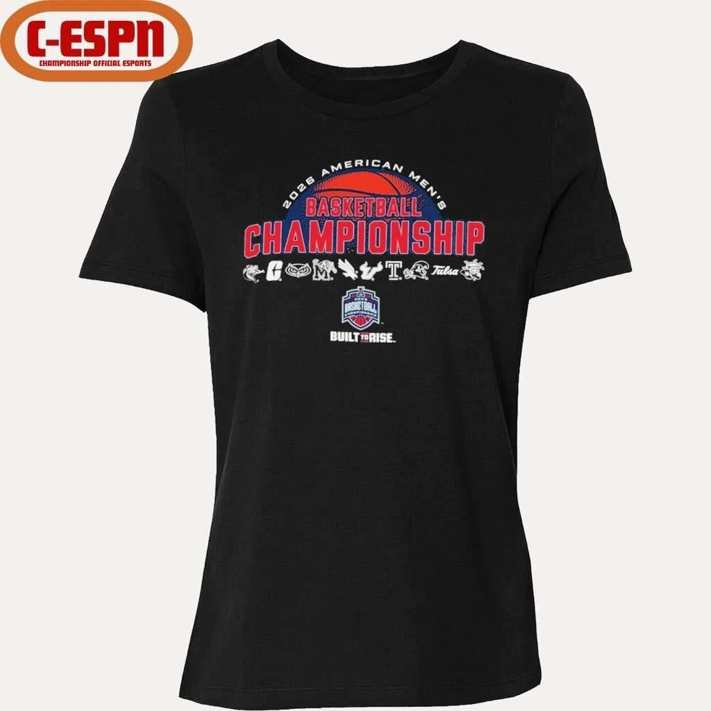 2026 American Athletic Men’s Basketball Championship Team Logo Shirt