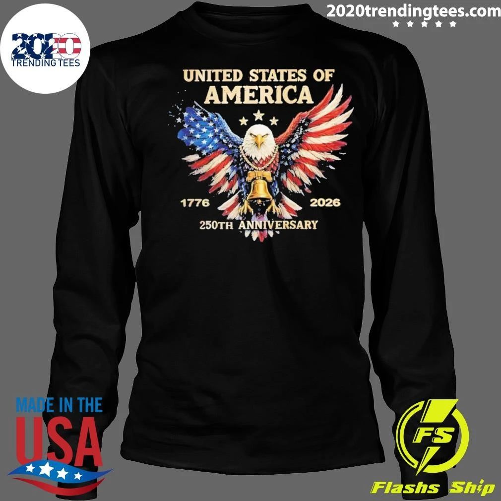 United States Of America 250th Anniversary Usa Independence Day 1776 2026 Shirt