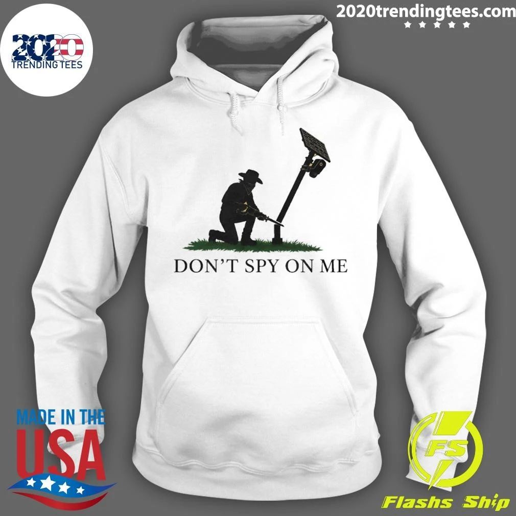 Outlaw Cutting Surveillance Camera Pole Don’t Spy On Me Shirt