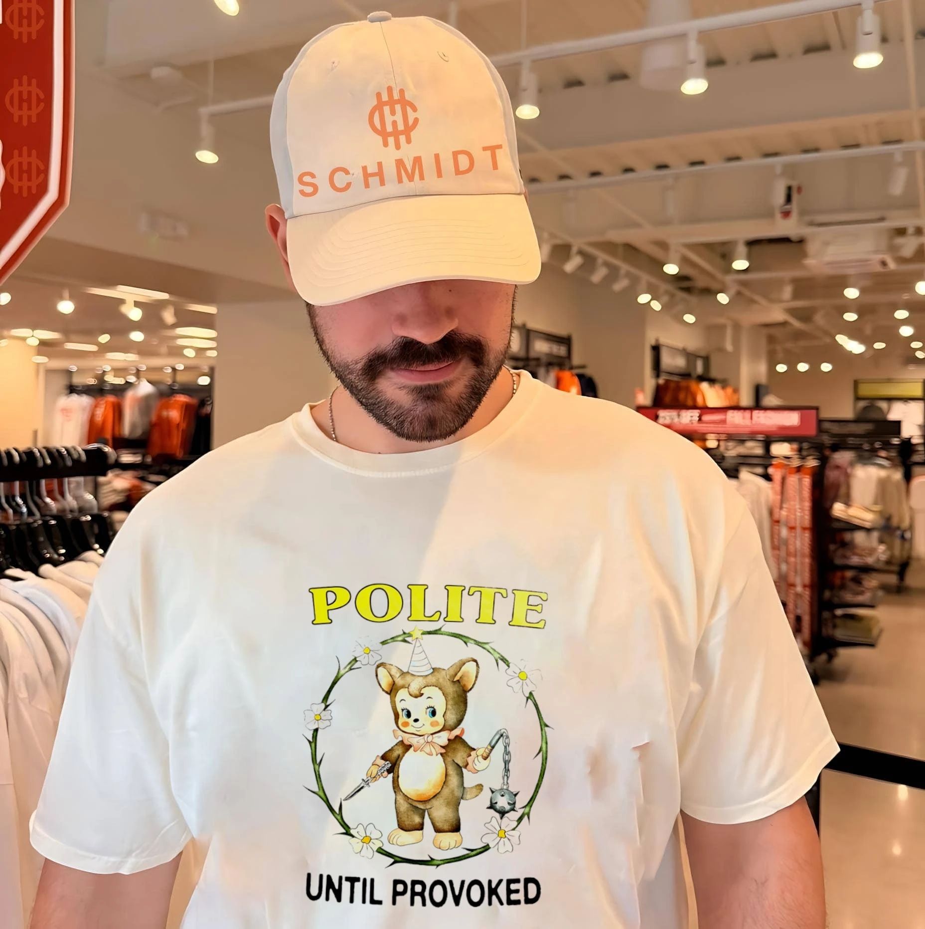 Polite Until Provoked Cute Bear with Weapons shirt