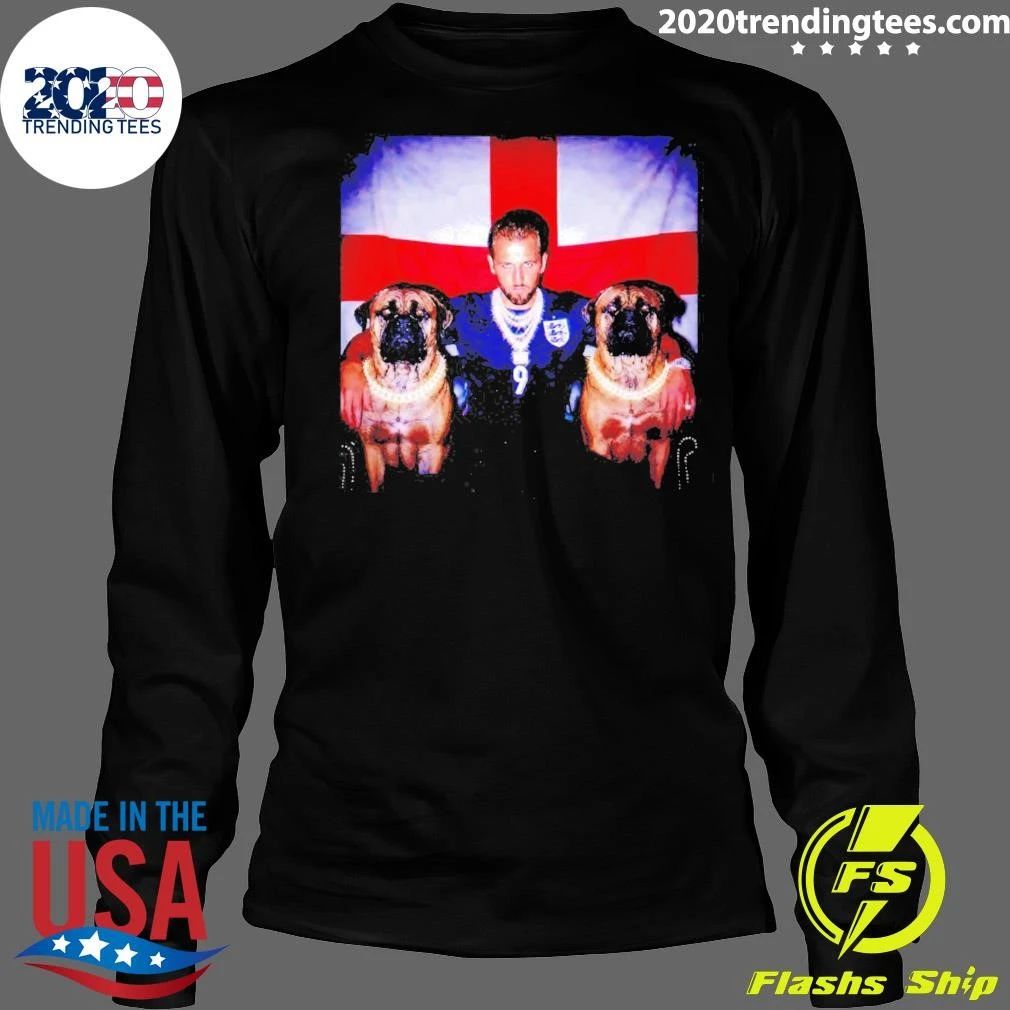 Harry Kane England Football Three Lions Vintage Shirt