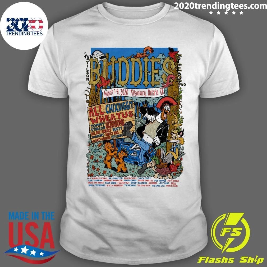 Buddies Fest Tillsonburg ON August 7-9, 2026 Shirt