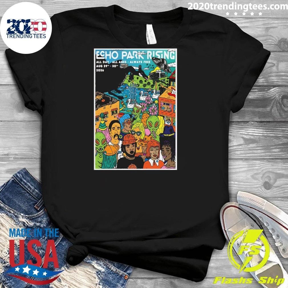 Echo Park Rising August 29-30 2026 In Los Angeles CA Shirt