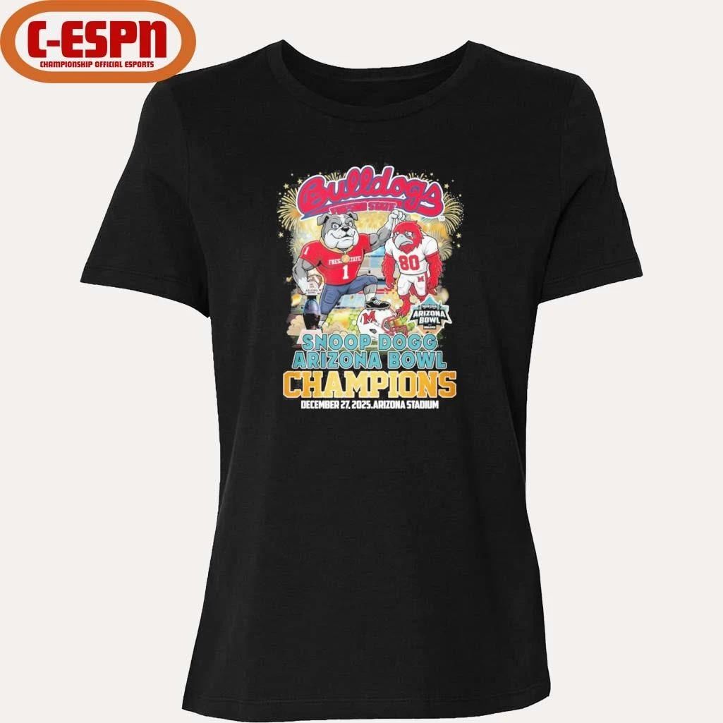 Fresno State Bulldogs Mascot Arizona Bowl Champions Shirt