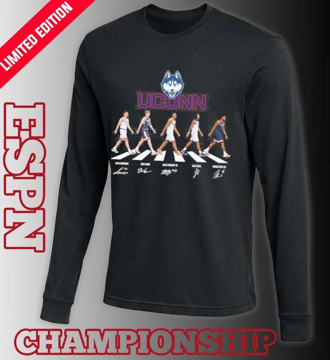 The Uconn Men’s Basketball Abbey Road NCAA Tournament Shirt
