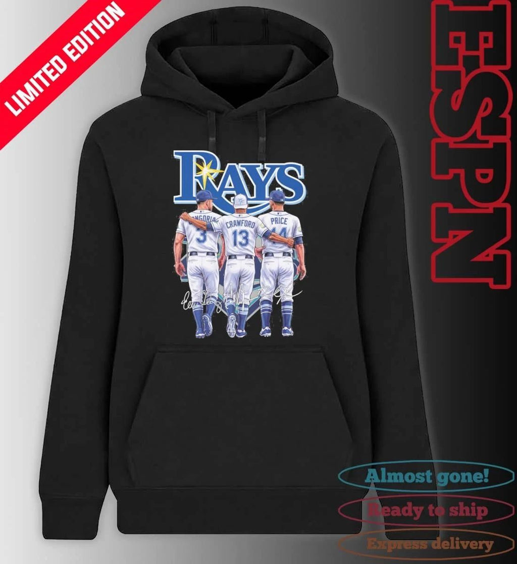 Tampa Bay Rays Evan Longoria, Carl Crawford And David Price Shirt