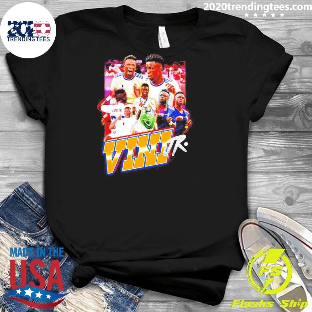 Vini Jr Real Madrid Collage Vinicius Junior Graphic Shirt