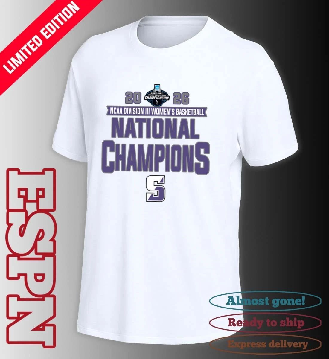 Scranton Lady Royals 2026 NCAA Division III Women’s Basketball National Champions T-Shirt
